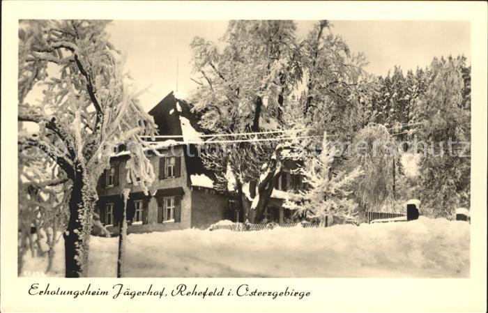Rehefeld-Zaunhaus Erholungsheim Jaegerhof Winterimpressionen