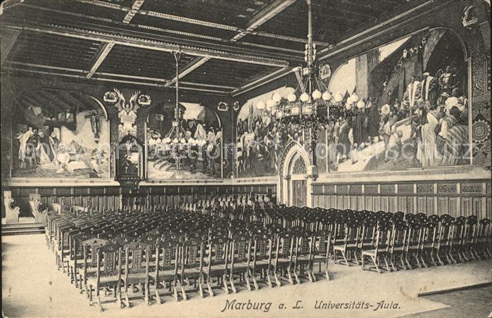 Marburg Lahn Universitaets Aula Wandgemaelde