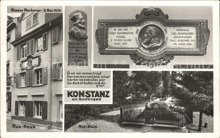 Konstanz Bodensee Hus Haus Herberge Hus Stein Denkmal Gedenktafel