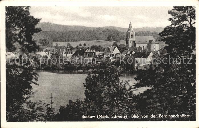 Buckow Maerkische Schweiz Blick von der Ferdinandshoehe