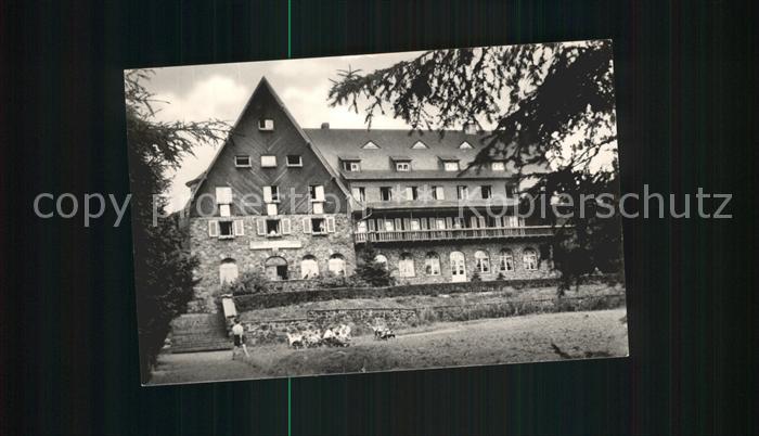 Hartenstein Zwickau FDGB Erholungsheim Aktionseinheit