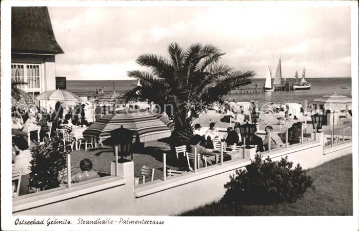 Groemitz Ostseebad Strandhalle Palmenterrasse