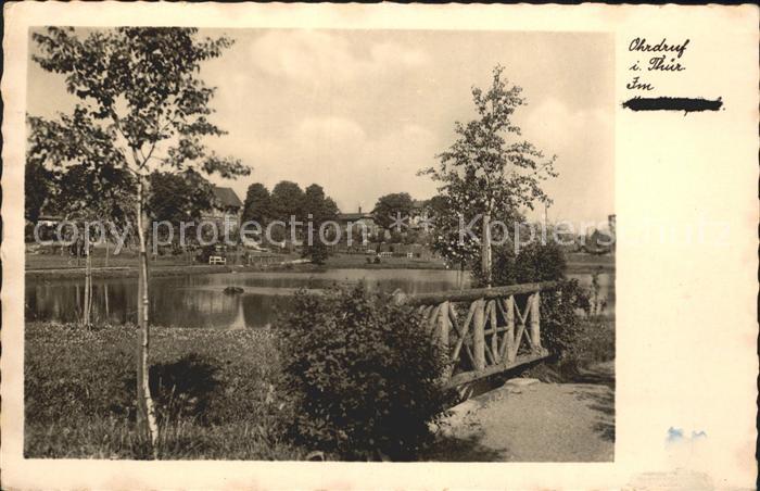 Ohrdruf Panorama Holzbruecke