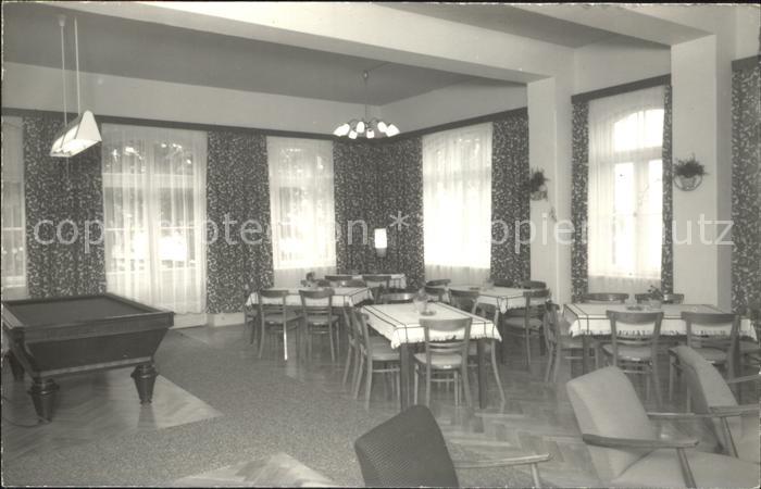 Hohnstein Saechsische Schweiz Klubraum Ferienheim des VE BMK Sued Handabzug