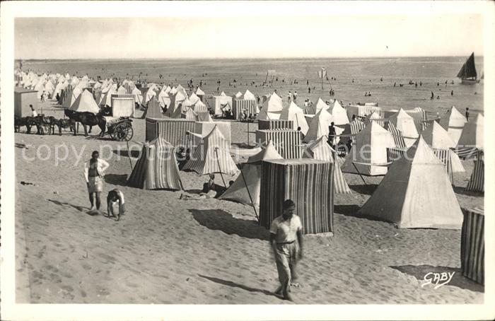 Saint Jean de Monts Vue d ensemble de la Plage