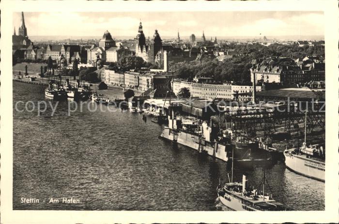Stettin Szczecin Pommern Am Hafen