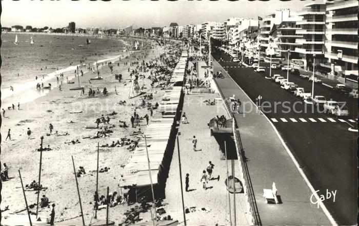 La Baule sur Mer Boulevard de l'Ocean et la Plage