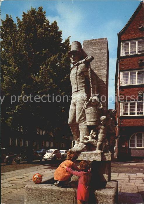 HAMBURG  CITY Hummel Denkmal