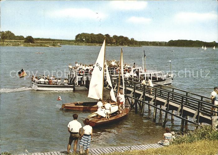 Haltern See Hotel Seehof Bootsanlegestelle Fahrgastschiff
