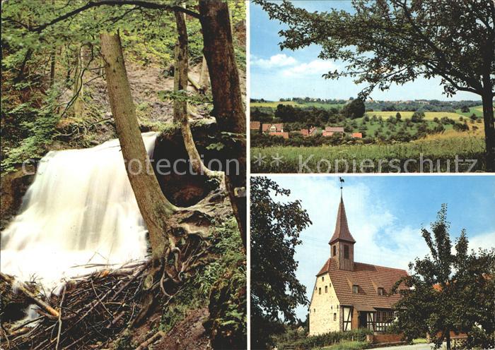 Sechselberg Gasthaus zum Waldhorn Wasserfall Landschaft