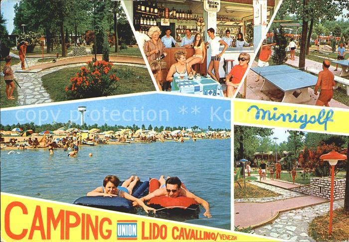 Cavallino Venezia Camping Lido Strand Tischtennis Minigolf