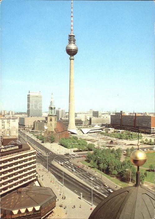 BERLIN  CITY Blick vom Dom Fernsehturm UKW Turm