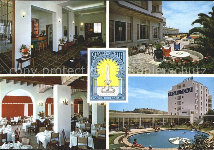 Tanger Tangier Tangiers Pasadena Hotel Restaurant Swimming Pool