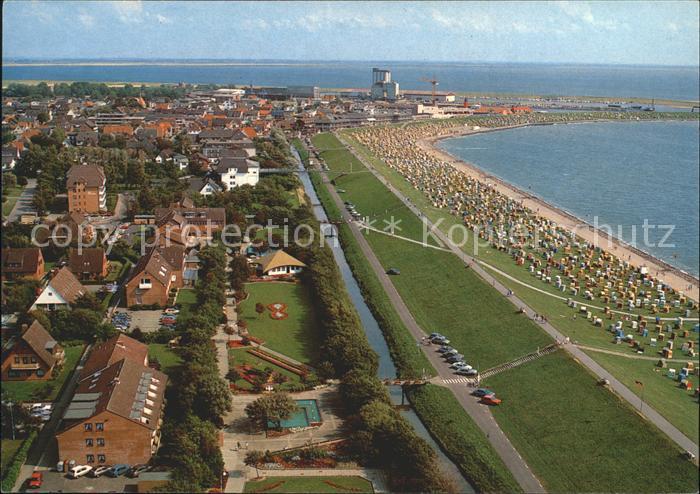 Buesum Nordseebad Blick vom Hochhaus