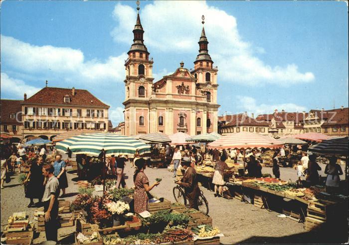 Ludwigsburg Markt und evangelische Stadtkirche