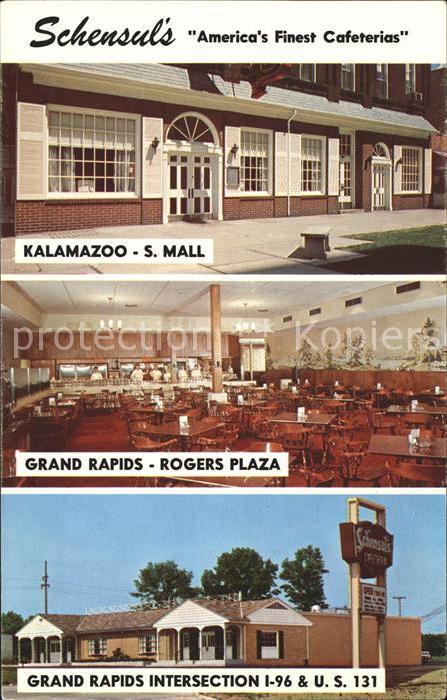 Kalamazoo und Grand Rapids Schensuls Americas Finest Cafeterias