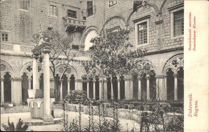 Dubrovnik Ragusa Dominikanski samostan