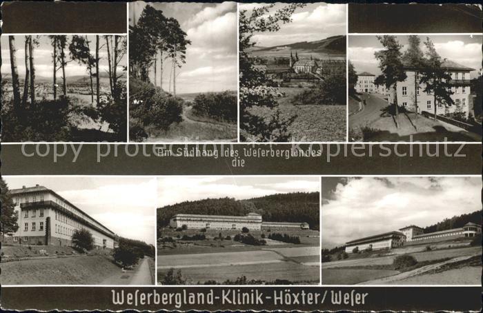 Hoexter Weser Weserbergland Klinik Teilansichten