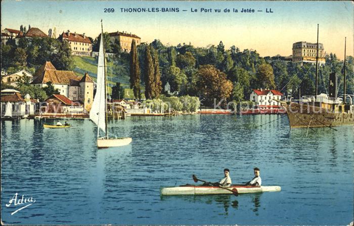 Thonon-les-Bains Ortsansicht Schloss Seeblick