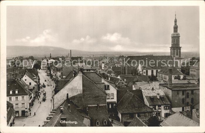 Offenburg Stadtblick Kirche