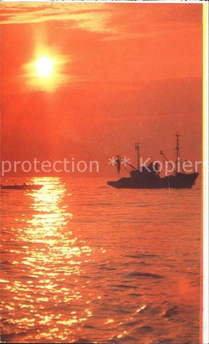 Georgien Sunset on the sea