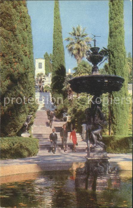 Sotschi Drendrarium Haupttreppe