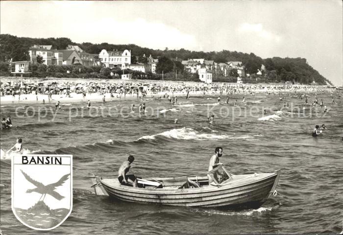 Bansin Ostseebad Strandleben Bootspartie