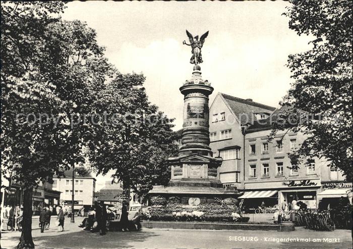 Siegburg Kriegerdenkmal am Markt