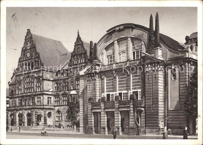 BIELEFELD  CITY Rathaus und Theater