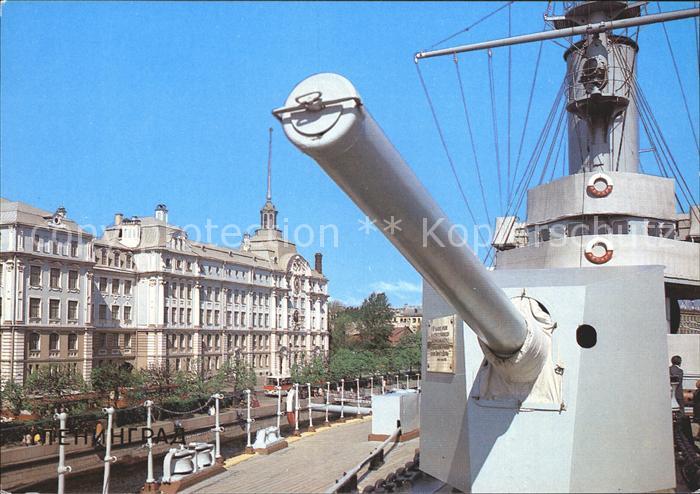 Leningrad St Petersburg Marineschiff Aurora