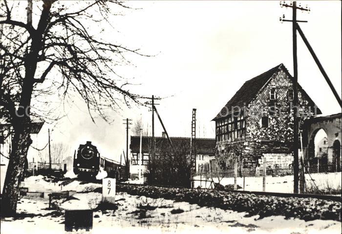 Zschnernitz Dampflokomotive mit Sonderzug