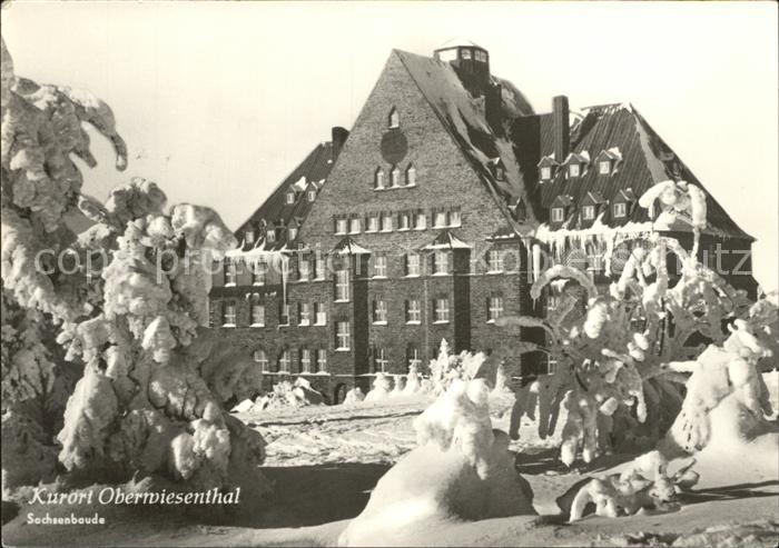 Oberwiesenthal Erzgebirge Sachsenbaude