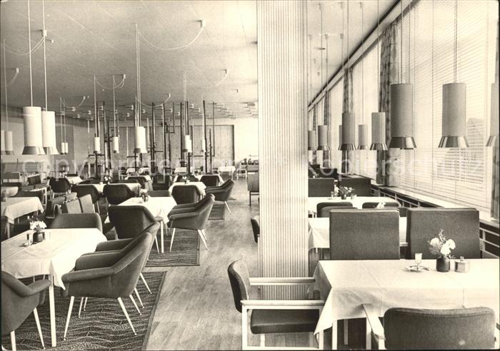 Oberwiesenthal Erzgebirge HO Gaststaette Fichtelberghaus Cafe Restaurant