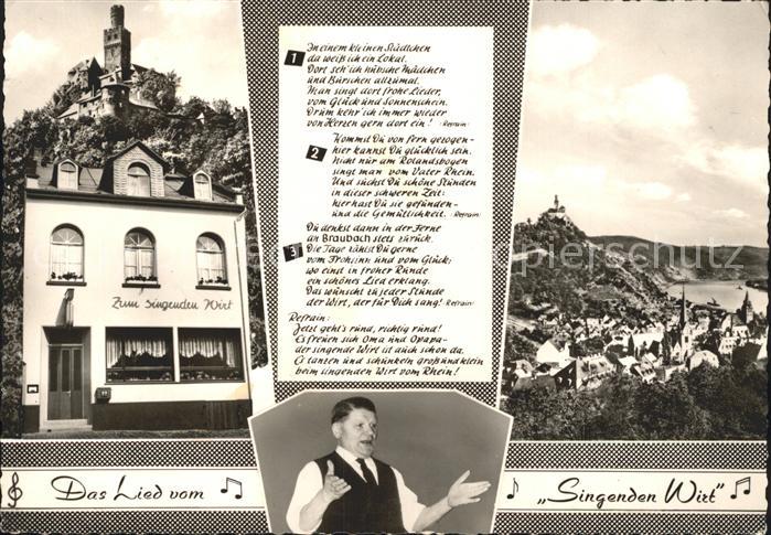 Braubach Rhein Gaststaette Zum Singenden Wirt