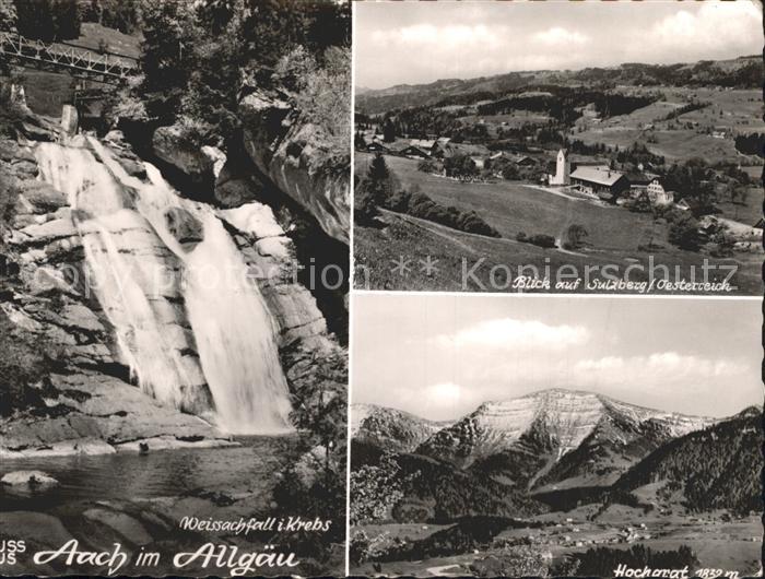 Aach Oberstaufen Weissachfall Sulzberg Hochgrat
