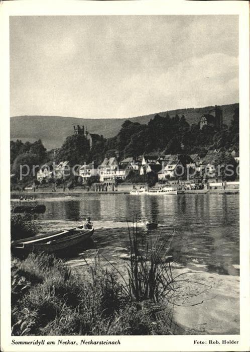 Neckarsteinach Sommeridyll am Neckar