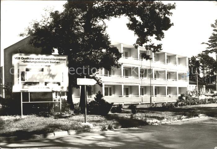 Baabe Ostseebad Ruegen Erholungsheim des VEB Henningsdorf
