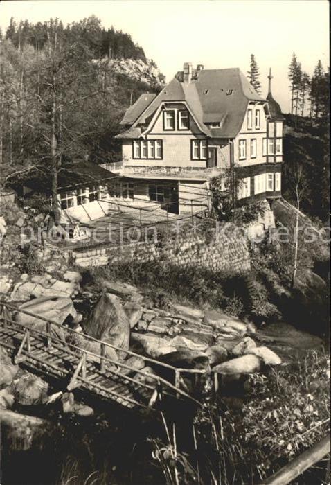 Wernigerode Harz Gaststaette Steinerne Renne