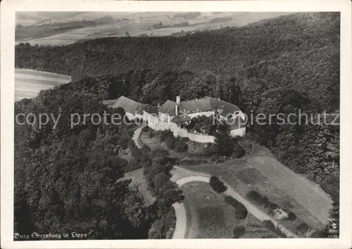Extertal Burg Sternberg Fliegeraufnahme