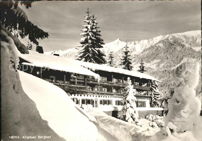 Sonthofen Oberallgaeu Allgaeuer Berghof mit Alpe Eck