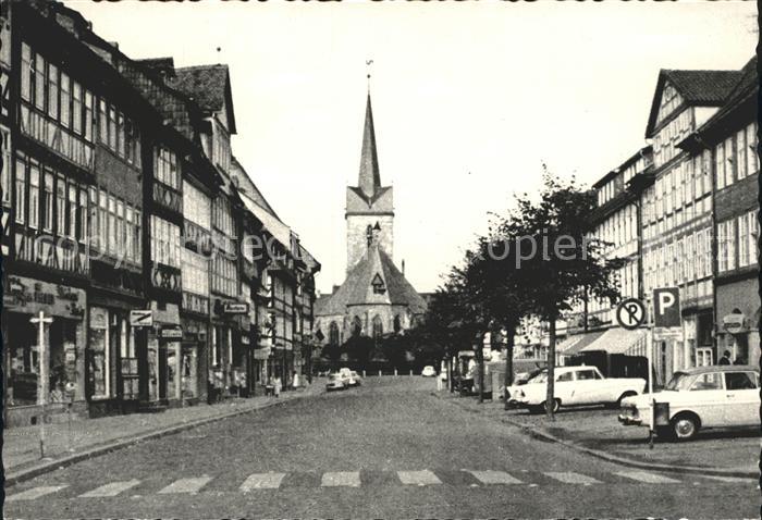 Duderstadt Niedersachsen Marktstr mit St Servatius Kirche