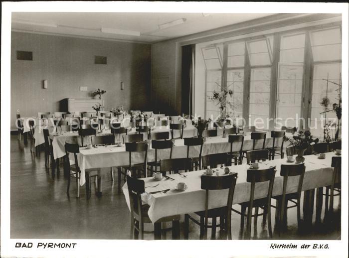 Bad Pyrmont Kurheim der BVA Speisesaal
