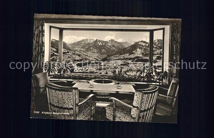 Sonthofen Oberallgaeu Allgaeuer Berghof mit Alpe Eck