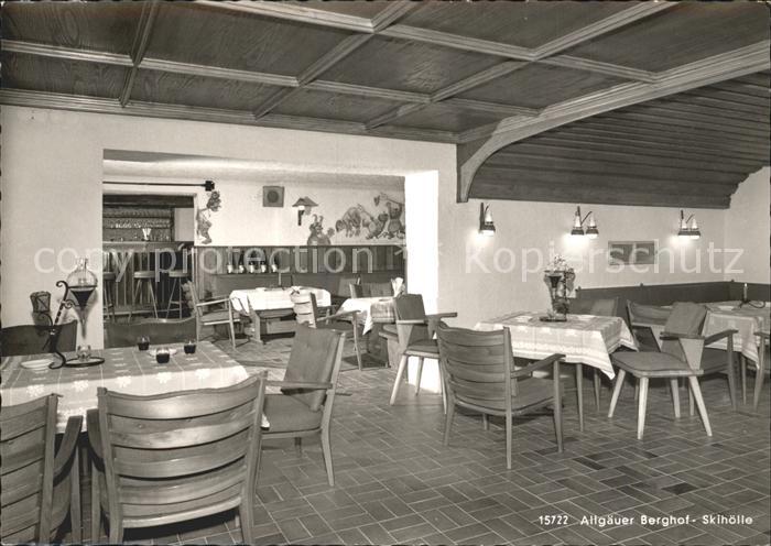 Sonthofen Oberallgaeu Allgaeuer Berghof Skihoelle