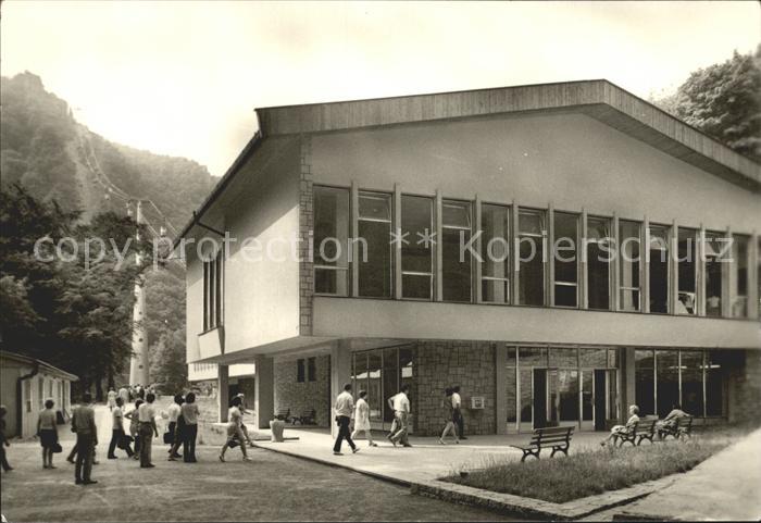 Thale Harz Talstation der Personenschwebebahn