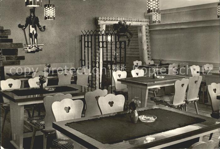 Pobershau HO Gaststaette Huthaus Gastraum