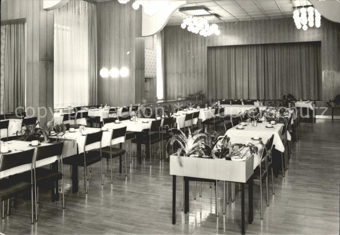 Schwarzburg Thueringer Wald Erholungsheim Karl Marx Speisesaal