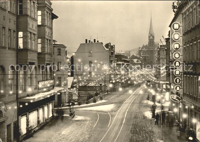 Aue Erzgebirge Blick vom Rathausbalkon