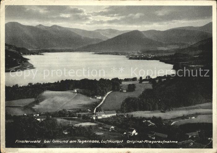 Finsterwald Tegernsee Fliegeraufnahme