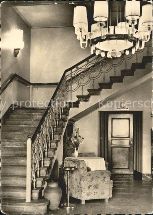 BERLIN  CITY HOG Cafe Warschau Treppenaufgang